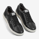 Tênis Masculino de Couro Preto Clint